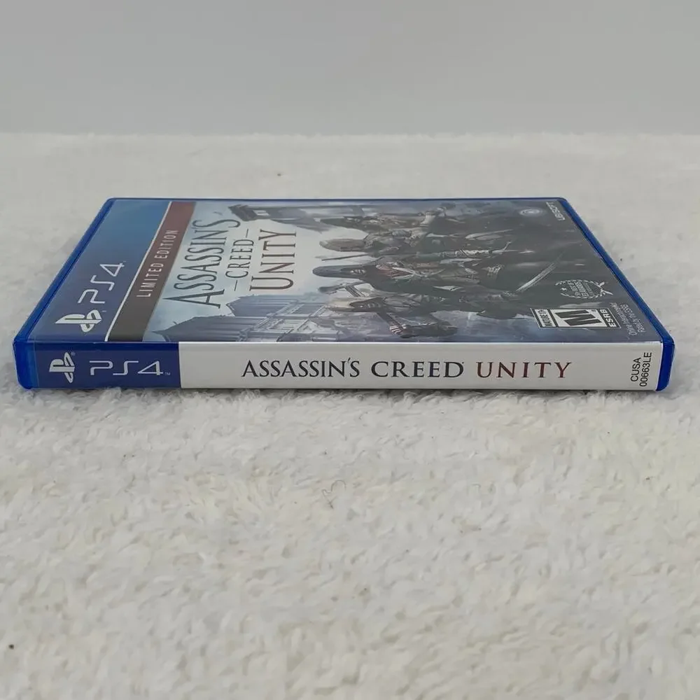 Assassins Creed Unity PS4 Game 2014 Limited Edition Sony PlayStation 4 Tested